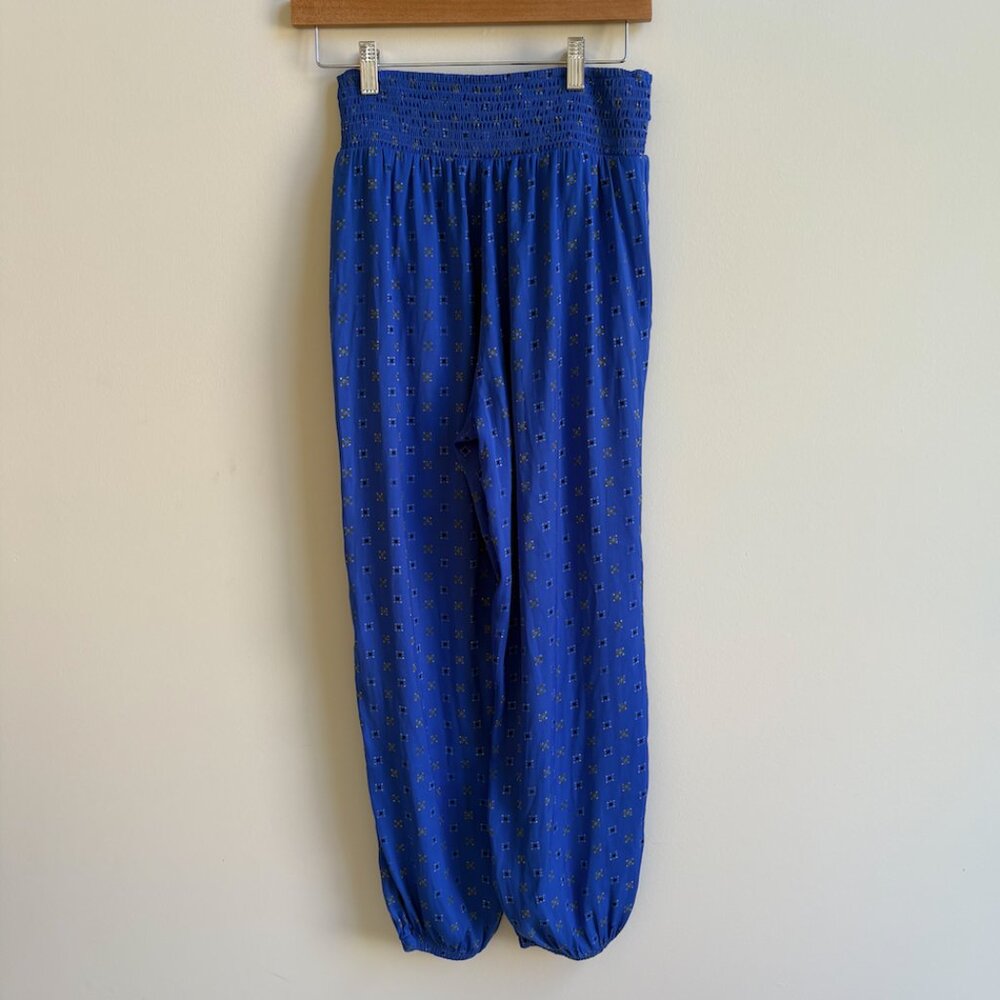 Aerie Silky Nomad Pants - Blue (Size Small)